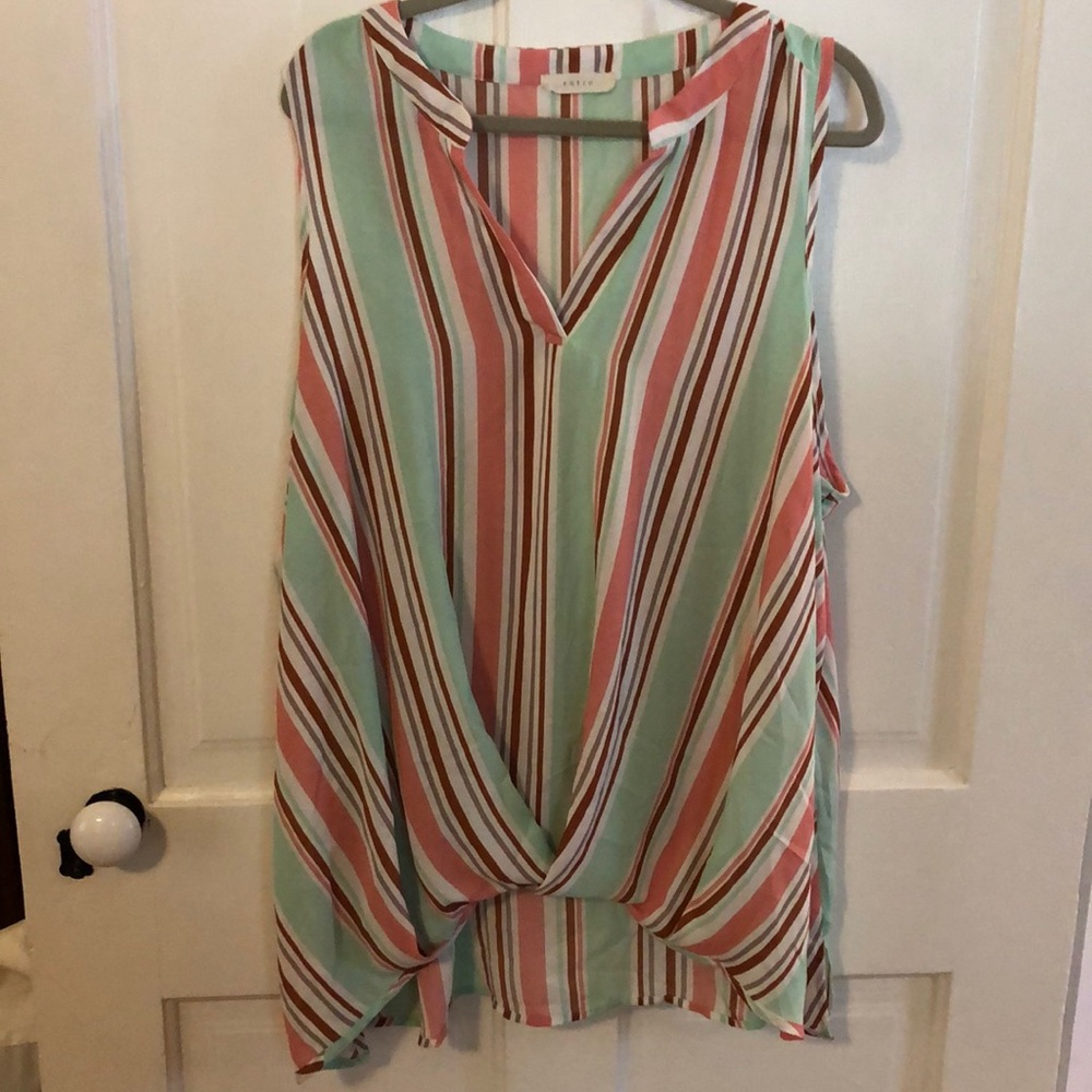 Boutique Multi stripe tank